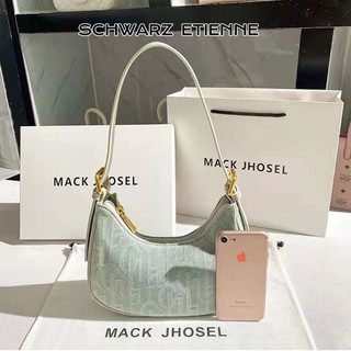 Schwarz etienne Túi denim Đeo Vai Nhỏ Gọn Phong Cách Ngọt Ngào Thời Trang Mới Mẻ