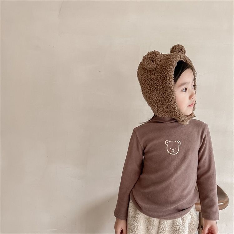 Áo Sơ Mi Dài Tay Màu Trơn Mềm Mại Thoải Mái Thời Trang Thu Đông Cho Bé Trai / Gái 1-14 Tuổi