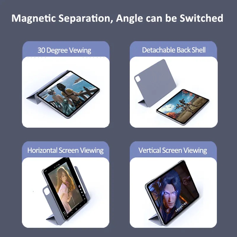 720 ° Bao Da Máy Tính Bảng Xoay Cho ipad pro 12.9 2022 6th m2 10th gen 10.9 2022 mini 6 2021 pro 11 2020 2018 air 5 air 4 10.2 9th 8th 7th Ốp