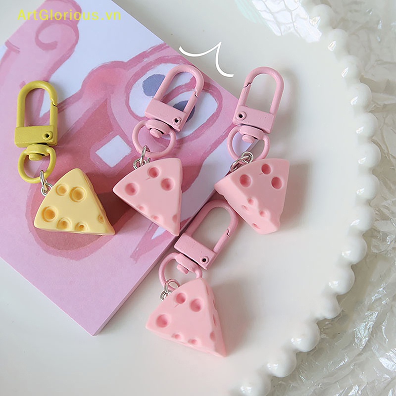 Móc Khóa Phô Mai Nhồi Bông Dễ Thương vn