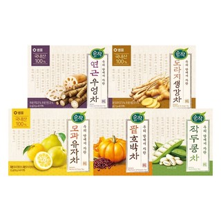 Sempio lotus root & burdock tea / bellflower & ginger tea / bean bean tea / quince & yuja tea / red bean & pumpkin tea 40t