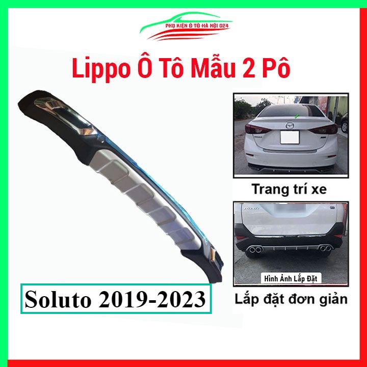 Lippo, líp chia pô ô tô Kia Soluto 2019-2023 chuẩn form xe thể thao