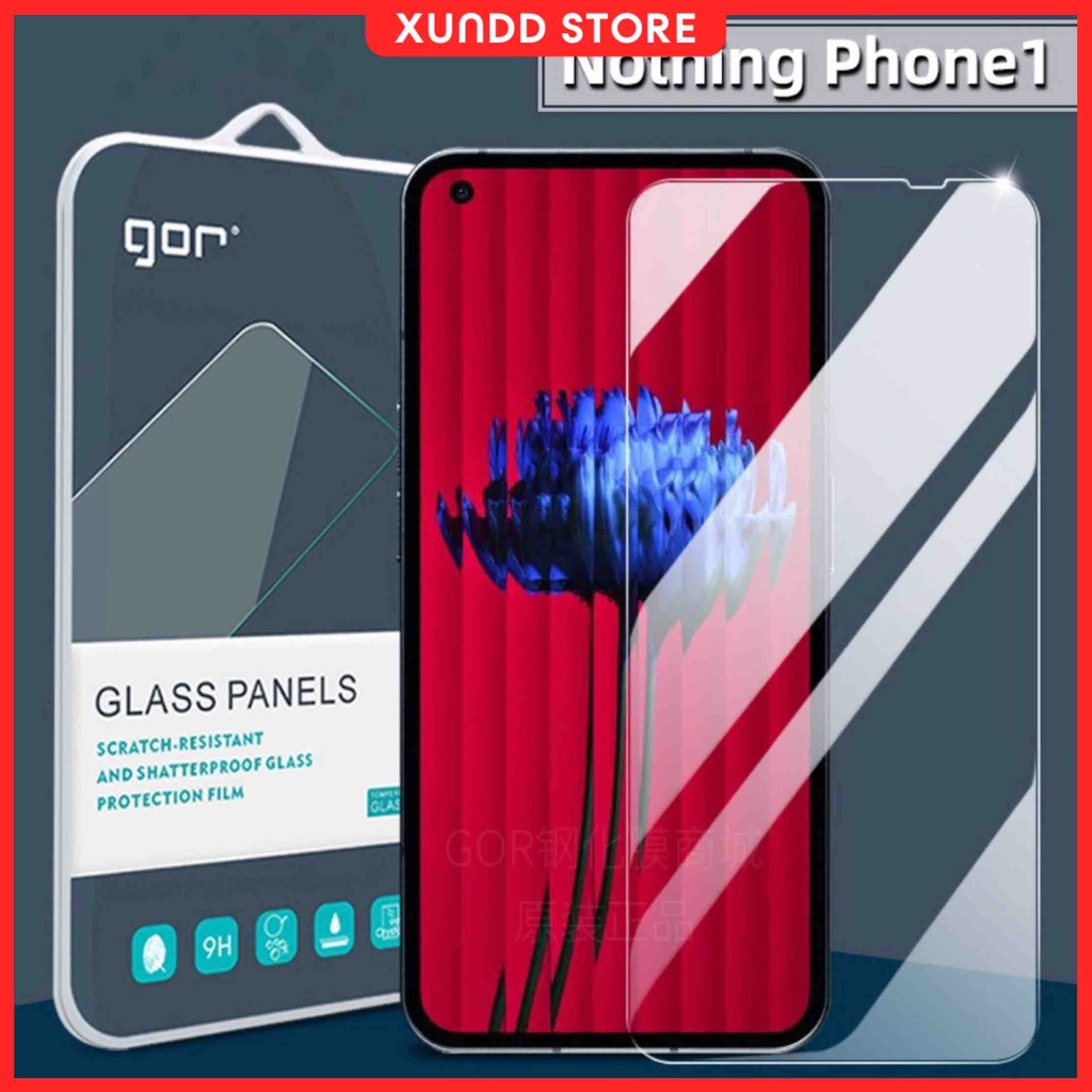 Kính Cường Lực Gor Nothing Phone 1, Nothing Phone 2 Trong Suốt Không Viền - Chính Hãng Gor