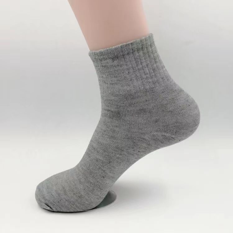 Tất Nam Kẻ Sọc Trắng Đen Xám Thời Trang