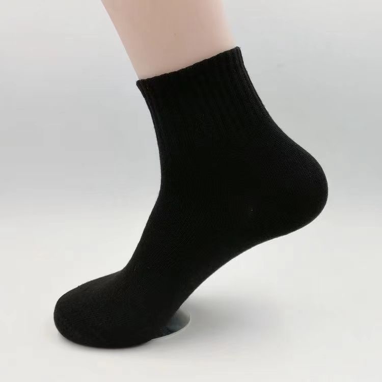 Tất Nam Kẻ Sọc Trắng Đen Xám Thời Trang