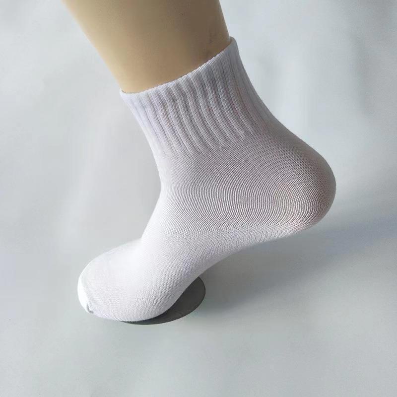 Tất Nam Kẻ Sọc Trắng Đen Xám Thời Trang