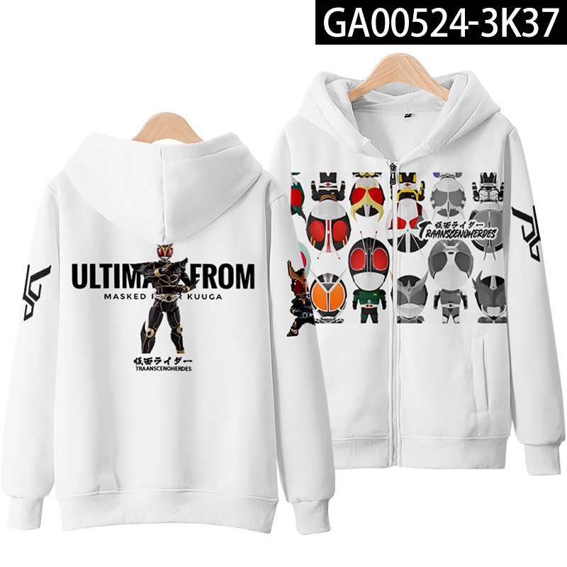 Kamen rider zero one zi-o Áo Hoodie Tay Dài In Họa Tiết Hoạt Hình 3d Thời Trang Mùa Thu Nhật Bản Cho Nam Và Nữ