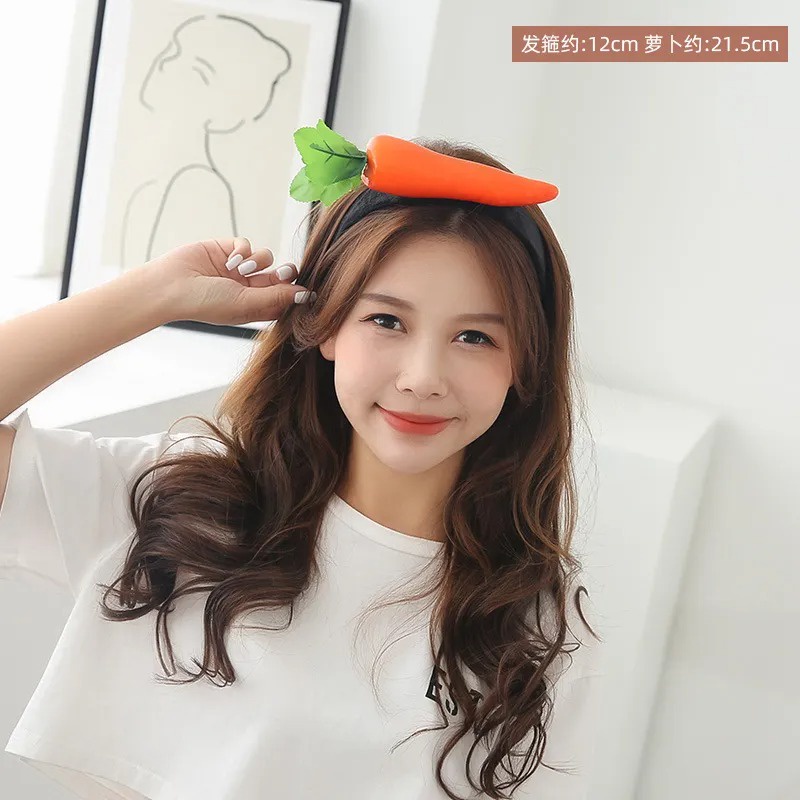 Thẻ Cài Tóc Rửa Mặt / Cài Tóc Hình Rau Củ Quả Vui Nhộn Sáng Tạo Mẫu 2023 Dành Cho Bạn Nữ
