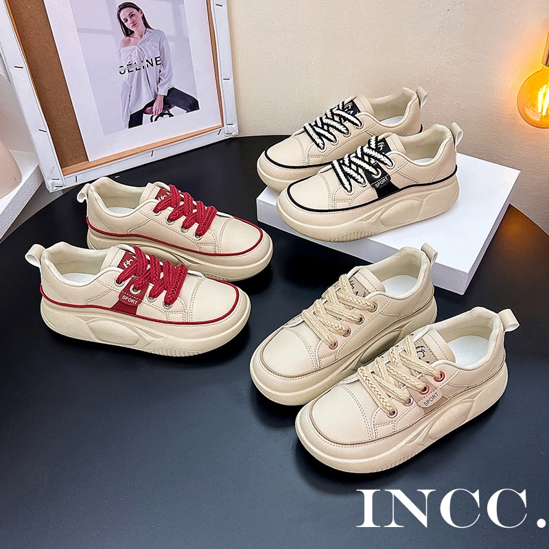 INCC  thể thao nữ giày giày thể thao nữ 2023 NEW đáy dày Xu hướng thời trang Thông khí B95F3NC 34Z230826