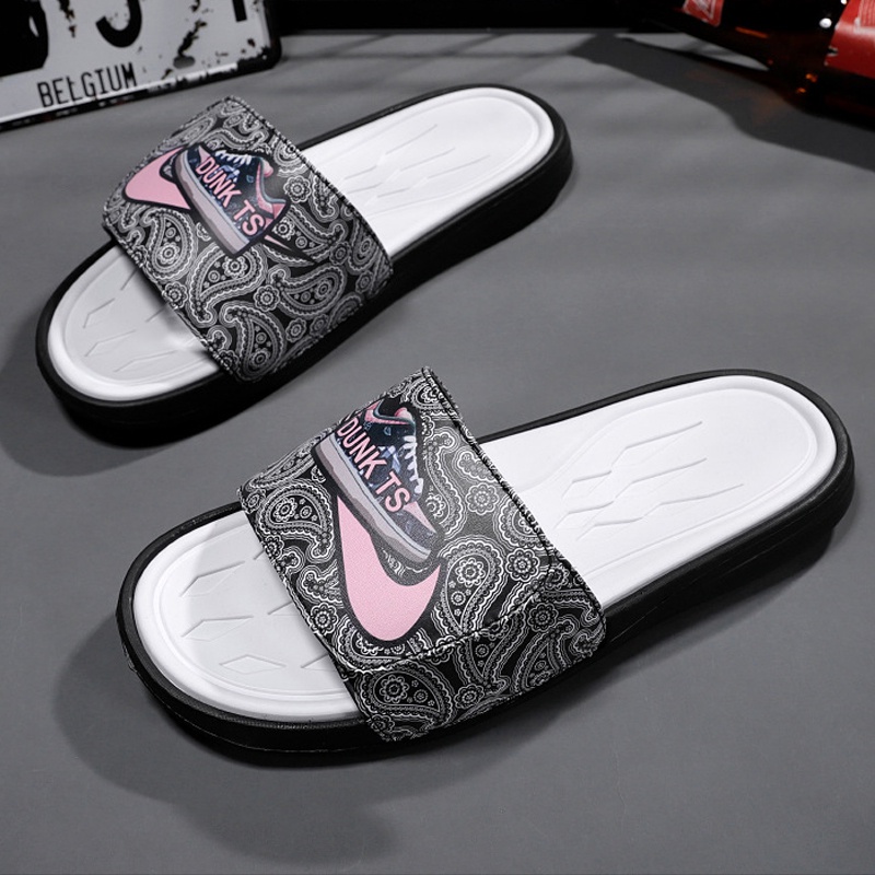 AYUER Dép Quai Ngang Đế Dày Chống Trượt Kiểu Thể Thao Cá Tính Cho Nam