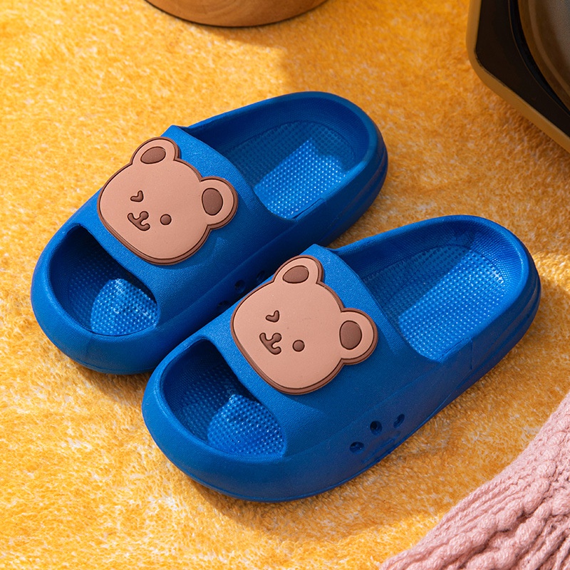 Dép Chống Trượt In Họa Tiết Hoạt Hình Dễ Thương Thời Trang Mùa Hè Cho Bé Trai Và Gái