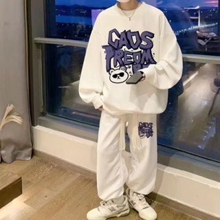 【M-5XL Bộ thể thao nam thời trang đồ bộ thể thao nam áo phông dài tay nam quần ngắn nam bộ áo thun thể thao nam simple quần thun ngắn bộ thể thao nam