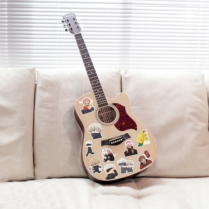 Set 100 / 50 Sticker Dán Trang Trí Vali / laptop / Điện Thoại / notebook Chống Thấm Nước Hình jujutsu kaisen Mùa 2 graffiti