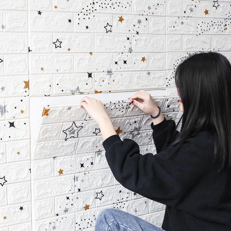3d hình nền hình nền 3d hình nền dinding sticker xốp xpm dày, dán trần tv dán tường tường nội thất và ngoại thất trang trí tường phòng mái nhà