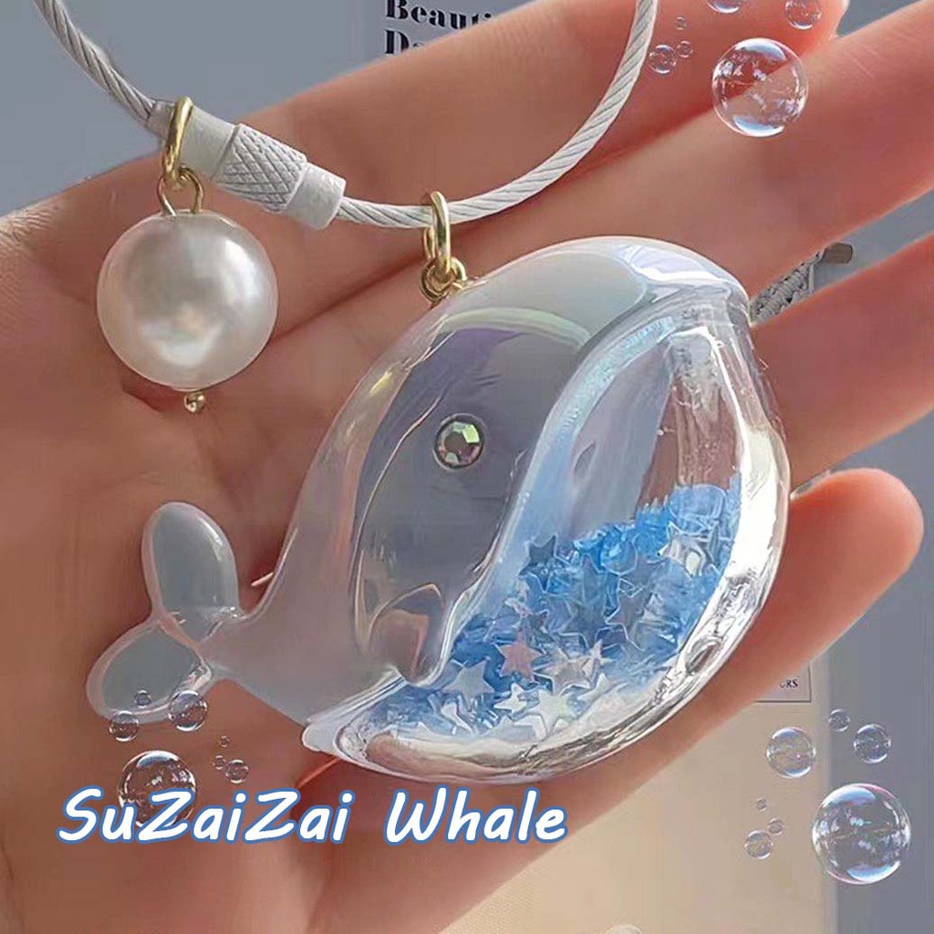 Móc Khóa Túi Sách Hình Cá Voi Đáng Yêu