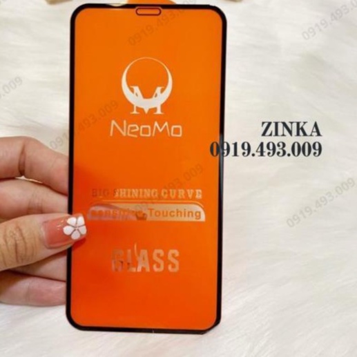 Kính Cường Lực Full Màn Hình 21D NEOMO iphone 6/6s/6plus/6splus/7/8/7plus/8plus/X/Xsmax/Xr/ip11/11pro/11promax  PUCEN