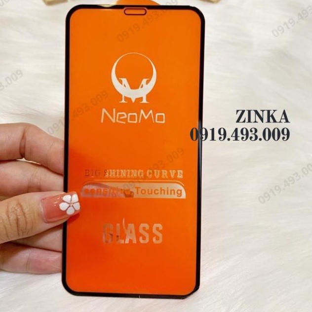 Kính Cường Lực Full Màn Hình 21D NEOMO iphone 6/6s/6plus/6splus/7/8/7plus/8plus/X/Xsmax/Xr/ip11/11pro/11promax  PUCEN