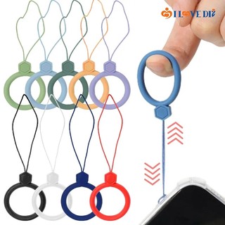 Dây đeo cổ tay / móc chìa khóa / ổ đĩa flash usb bằng silicon mềm chống rơi / thất lạc điện thoại