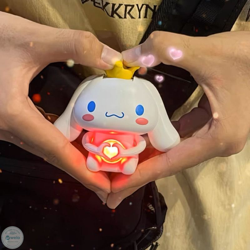 Cinnamoroll Trái Tim Đèn LED Phát Sáng Đồ Chơi Dễ Thương Sanrio Luminous Doll Kawaii Anime Phòng Ngủ Đèn Ngủ Nhấp Nháy Phòng Người Yêu Bạn Gái Quà Tặng Ngày Lễ CHÚNG TÔI