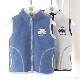Áo khoác dạng vest giữ ấm toàn diện cho bé trai bé gái