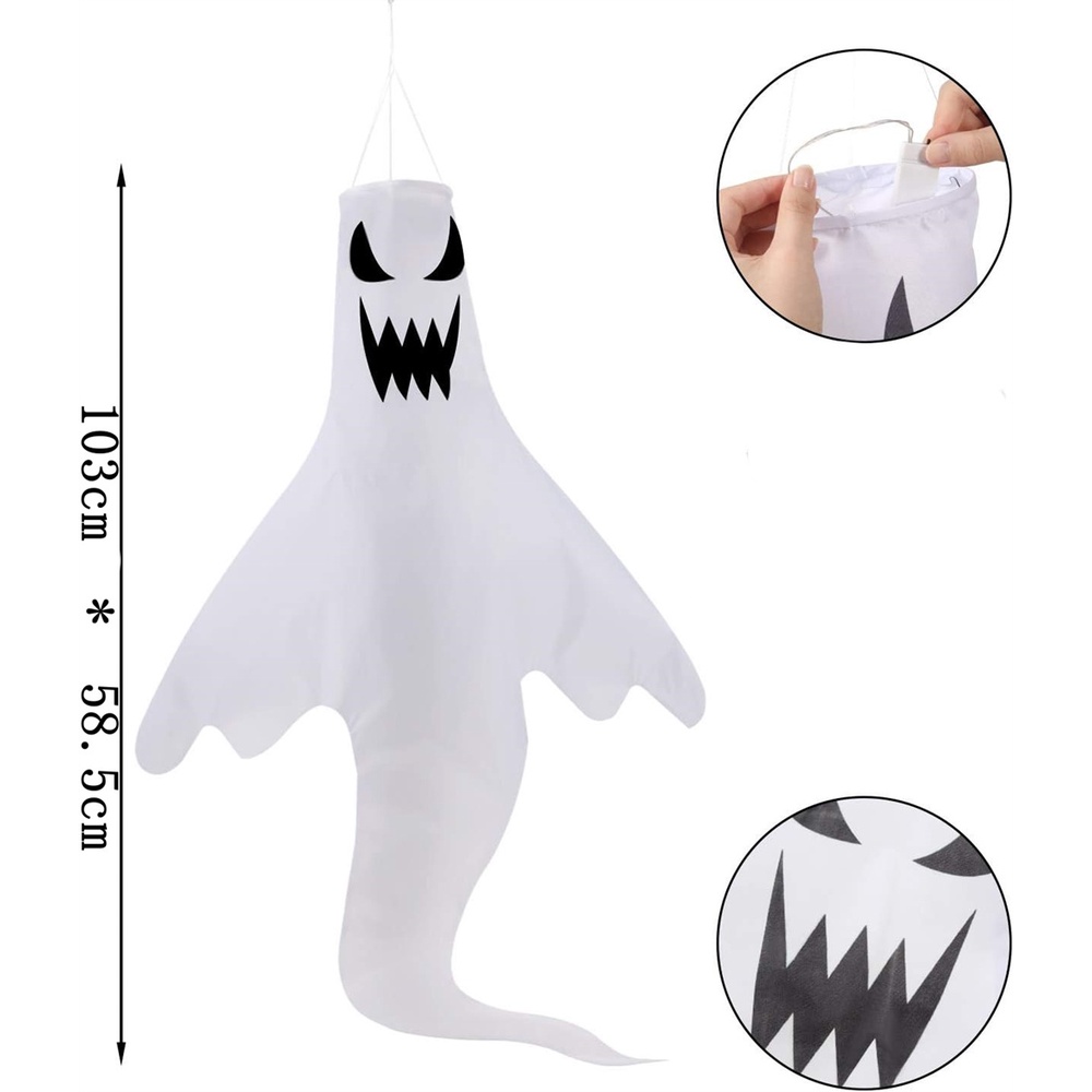 Đèn LED hình ma trang trí halloween Rcynview