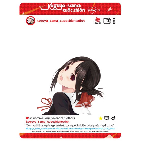 Sách Kaguya-Sama: Cuộc Chiến Tỏ Tình - Tập 23 - Tặng Kèm SNS Card
