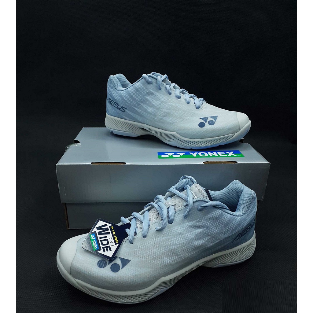 Giày Cầu Lông Yonex AERUS Z2W Màu ghi Xám Chính hãng Đôi giày cầu lông nhẹ nhất thế giới