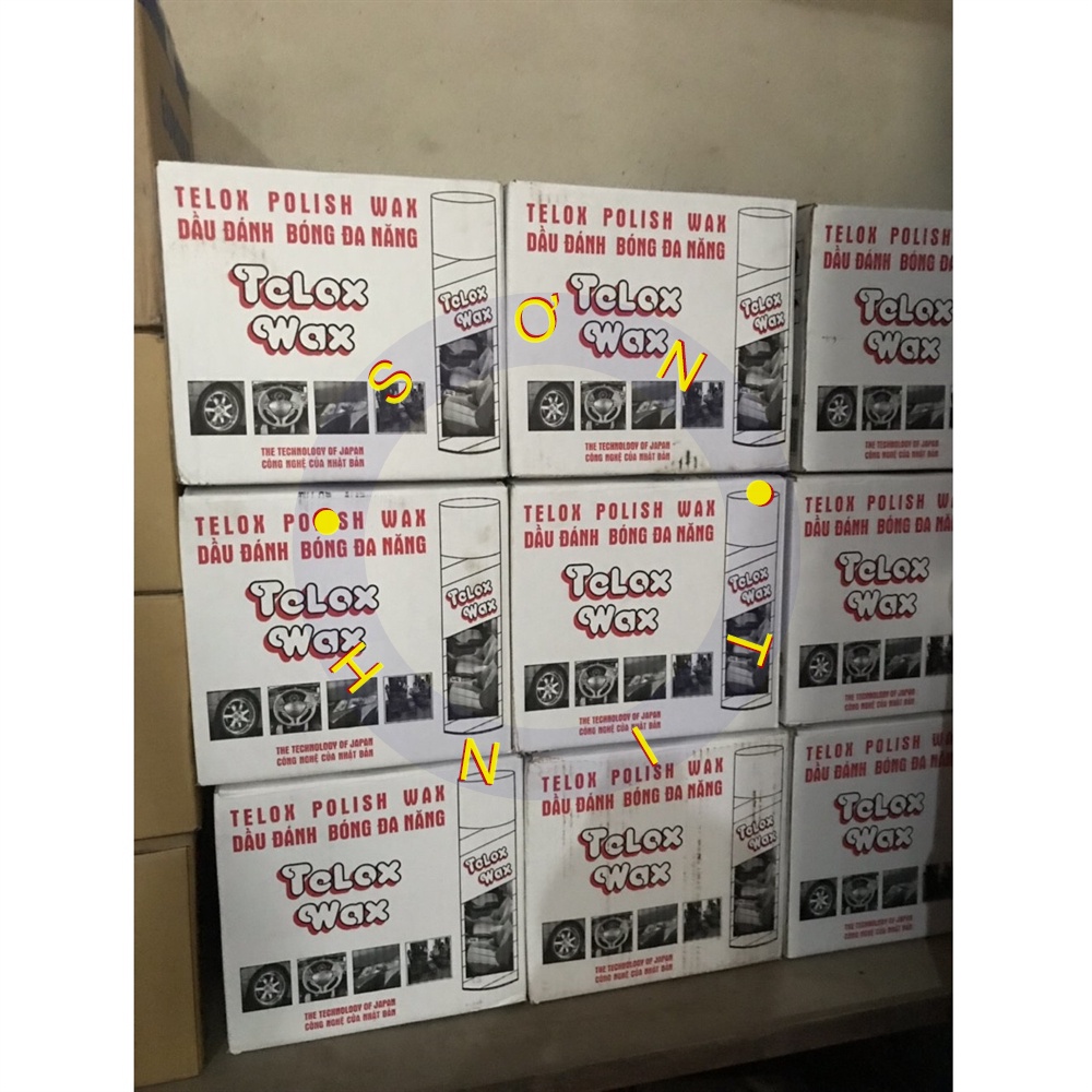 Combo 3 Chai xịt làm bóng da, xịt bóng bay, dưỡng nhựa Telox Wax Xịt Là Bóng 550ml