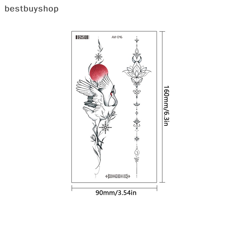 Hình Xăm Dán Tạm Thời Họa Tiết Hoa Và Động Vật Độc Đáo Mới