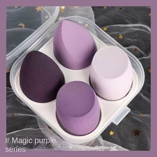 Set Mút Trang Điểm Mềm Mại 4 Màu Lựa Chọn
