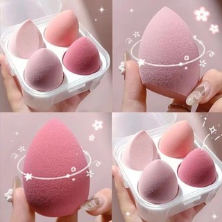 Set Mút Trang Điểm Mềm Mại 4 Màu Lựa Chọn