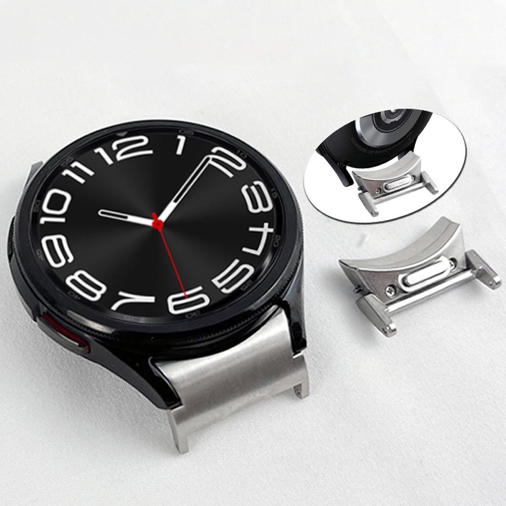 Dây Đeo Bằng Da Thật Kích Thước 6 classic 47mm 43mm 5 pro 45mm Cho Đồng Hồ Thông Minh samsung galaxy watch 6 5 4 40mm 44mm