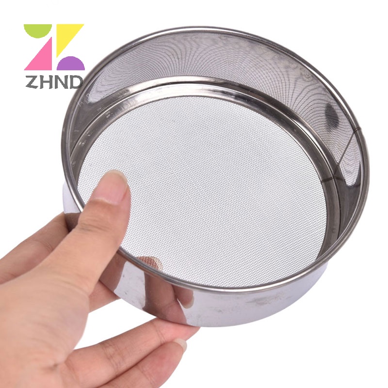 Zhuzhengde Dụng Cụ Rây Bột Bằng Thép Không Gỉ Hình Tròn