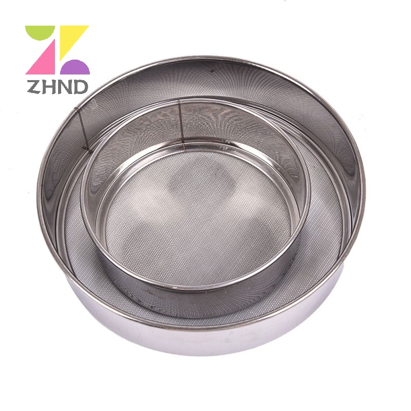 Zhuzhengde Dụng Cụ Rây Bột Bằng Thép Không Gỉ Hình Tròn