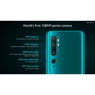 Điện thoại Xiaomi Mi Note 10 Pro 8/256GB White