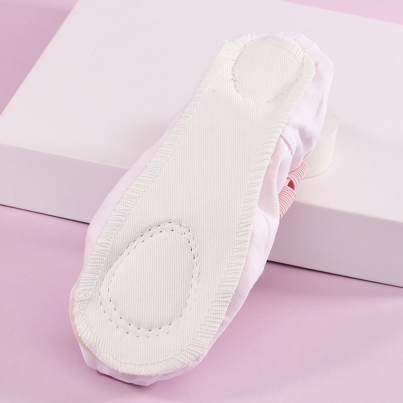 Giày Múa Ba Lê Đế Mềm Chất Liệu satin Cao Cấp Dành Cho Bé Gái