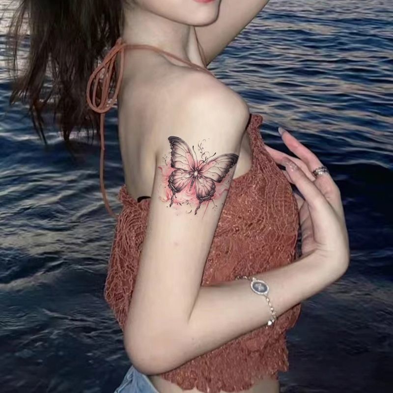 Hình Xăm Dán Tạm Thời Chống Nước Lâu Trôi 7 Ngày Hình Cô Gái Quyến Rũ