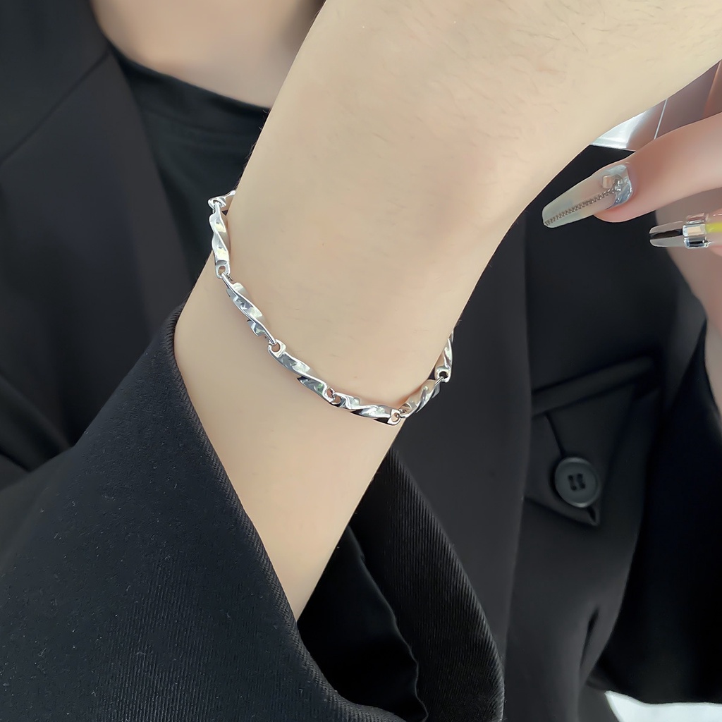 Vòng Đeo Tay Thép Không Gỉ Thời Trang Dành Cho Cả Nam Và Nữ