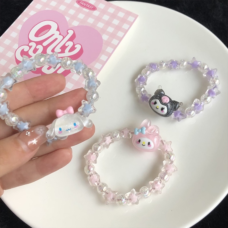 Dễ Thương Vòng Tay Hoạt Hình kuromi sanrio Đáng Yêu Cho Cặp Đôi