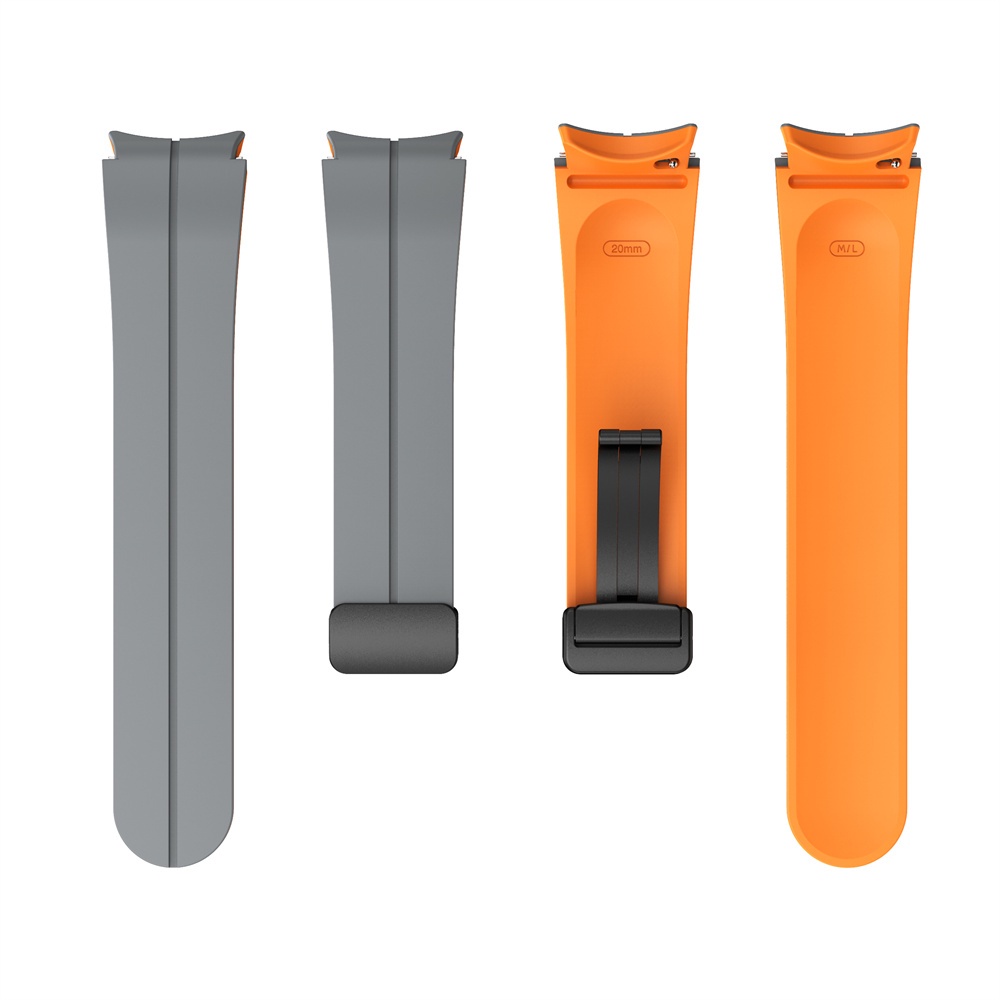 Silicone Dây Đeo Silicon Cho Đồng Hồ Thông Minh Samsung Galaxy Watch 6 5 Pro 4 44mm 40mm 45mm Classic 42mm 47mm 46mm 43mm