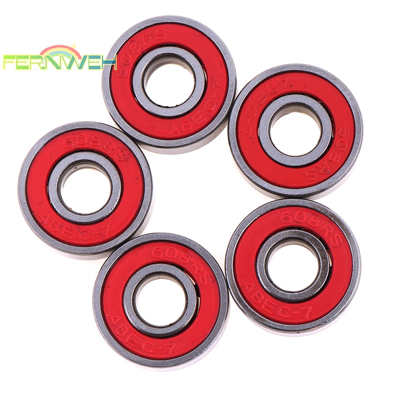 Set 5 Vòng Bi Ván Trượt abec-7 608rs 8x22x7mm