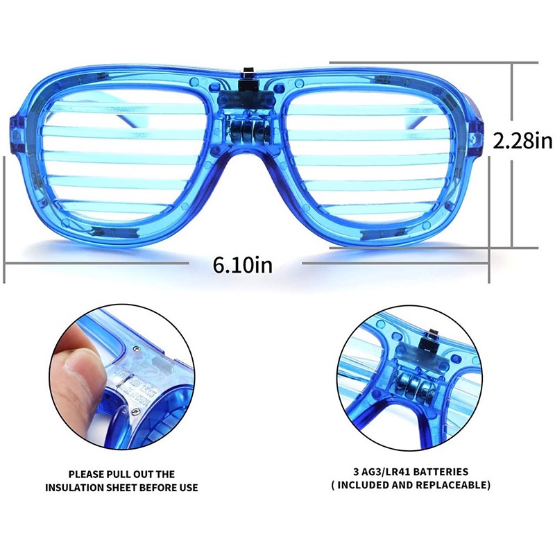 Kính Mát Có Đèn led Phát Sáng Độc Đáo Cho Tiệc halloween