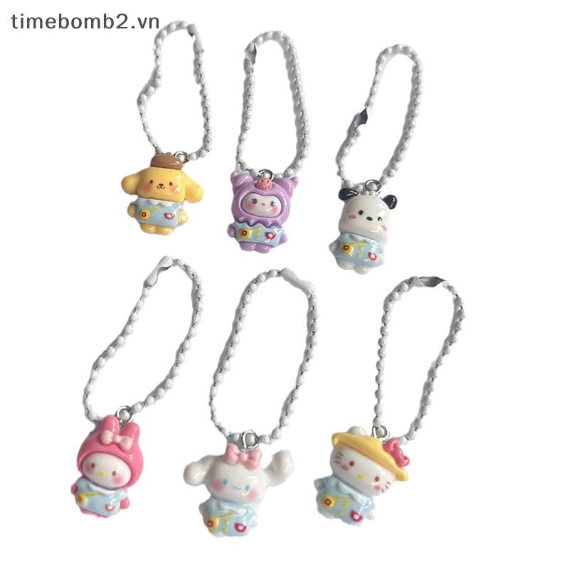 Móc Khóa Hình cinnamoroll Hoạt Hình Dễ Thương Trang Trí Ba Lô / Quà Tặng Lễ Hội Cho Bạn Gái ~