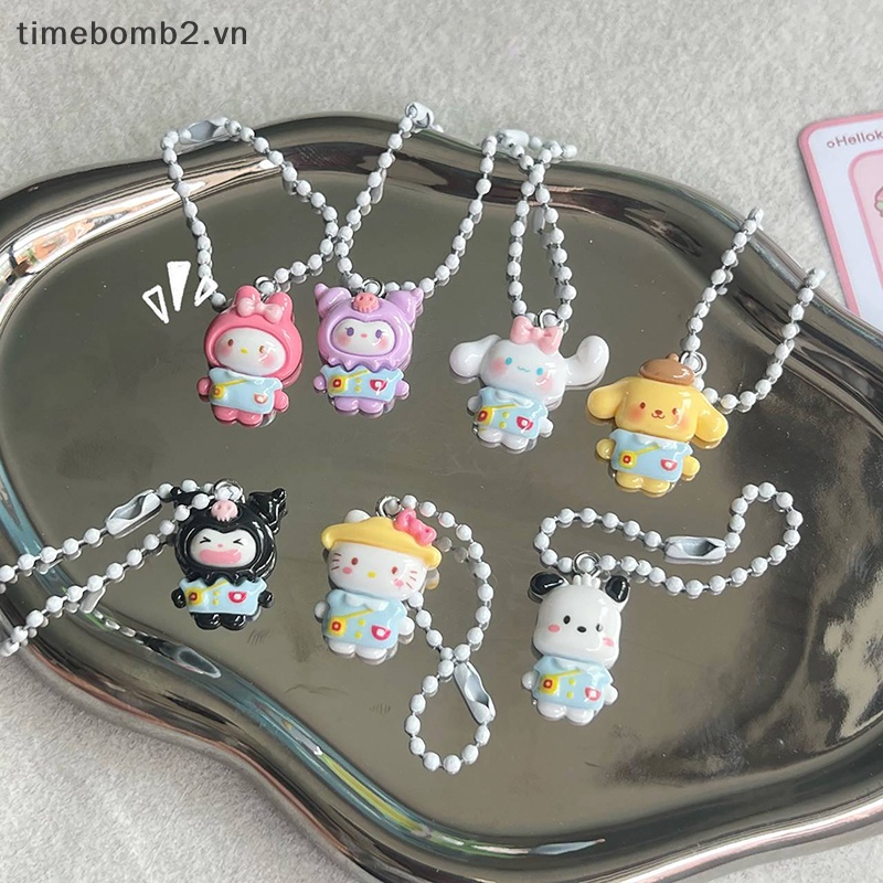 Móc Khóa Hình cinnamoroll Hoạt Hình Dễ Thương Trang Trí Ba Lô / Quà Tặng Lễ Hội Cho Bạn Gái ~