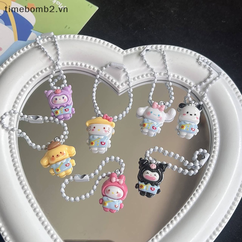 Móc Khóa Hình cinnamoroll Hoạt Hình Dễ Thương Trang Trí Ba Lô / Quà Tặng Lễ Hội Cho Bạn Gái ~