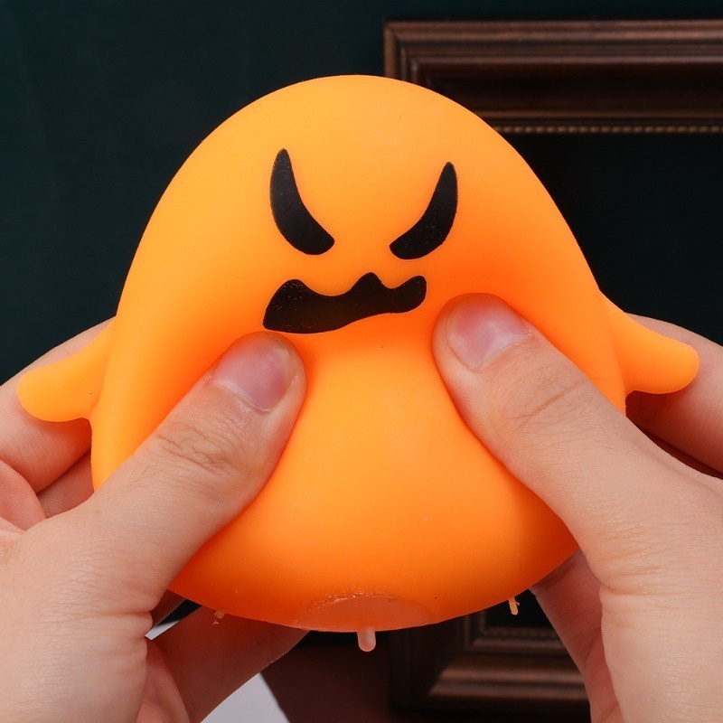 Đồ Chơi Bóp Xả stress Hình Quả Bí Ngô Ma Quỷ