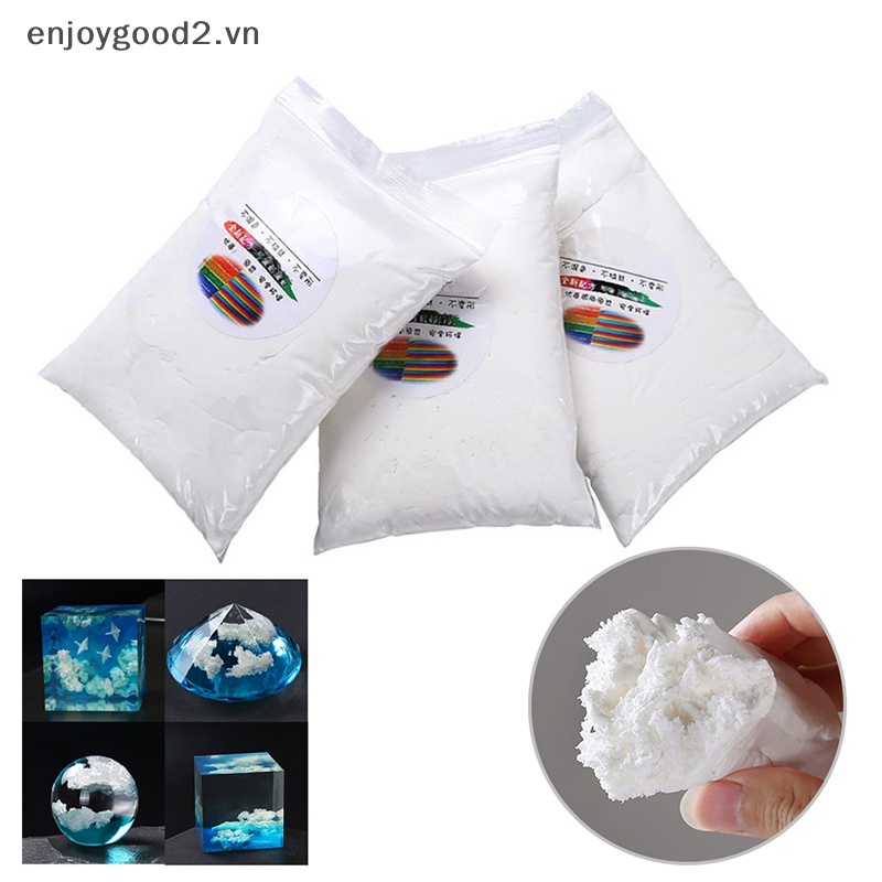 & Thời Trang diy Thủ Công Đám Mây Trắng epoxy Pha Lê Giả Làm Trang Sức Bùn