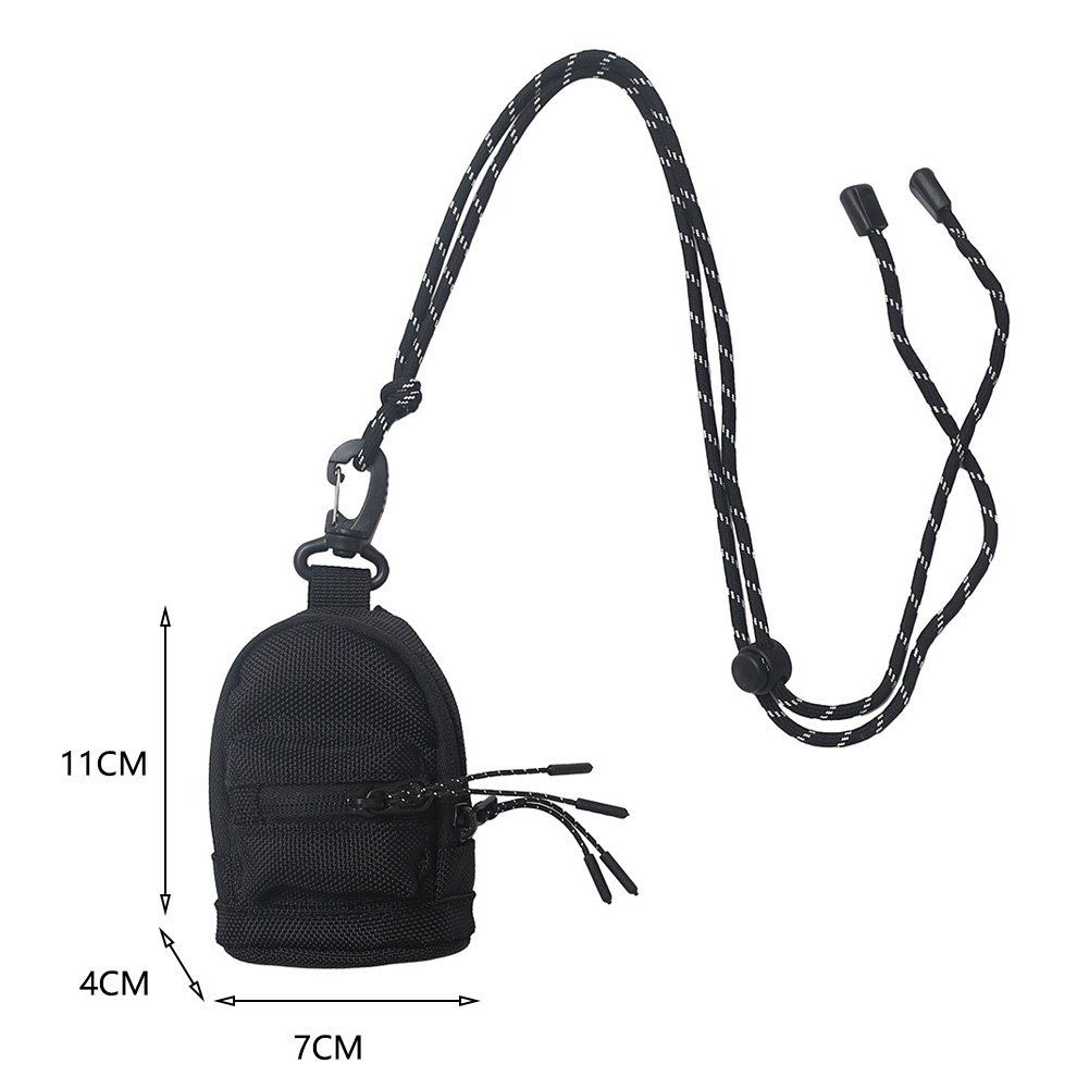Túi Đeo Trước Ngực Đựng Tai Nghe / Thẻ / Chìa Khóa mini Tiện Dụng Khi Đi Du Lịch Cho Nam Và Nữ Ví