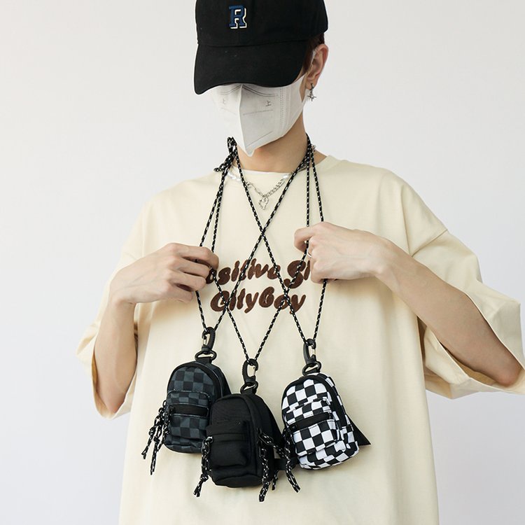 Túi Đeo Trước Ngực Đựng Tai Nghe / Thẻ / Chìa Khóa mini Tiện Dụng Khi Đi Du Lịch Cho Nam Và Nữ Ví