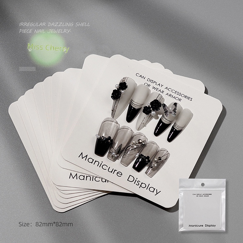 Set 10 Thẻ Trưng Bày Móng Tay Giả heyuanlong444